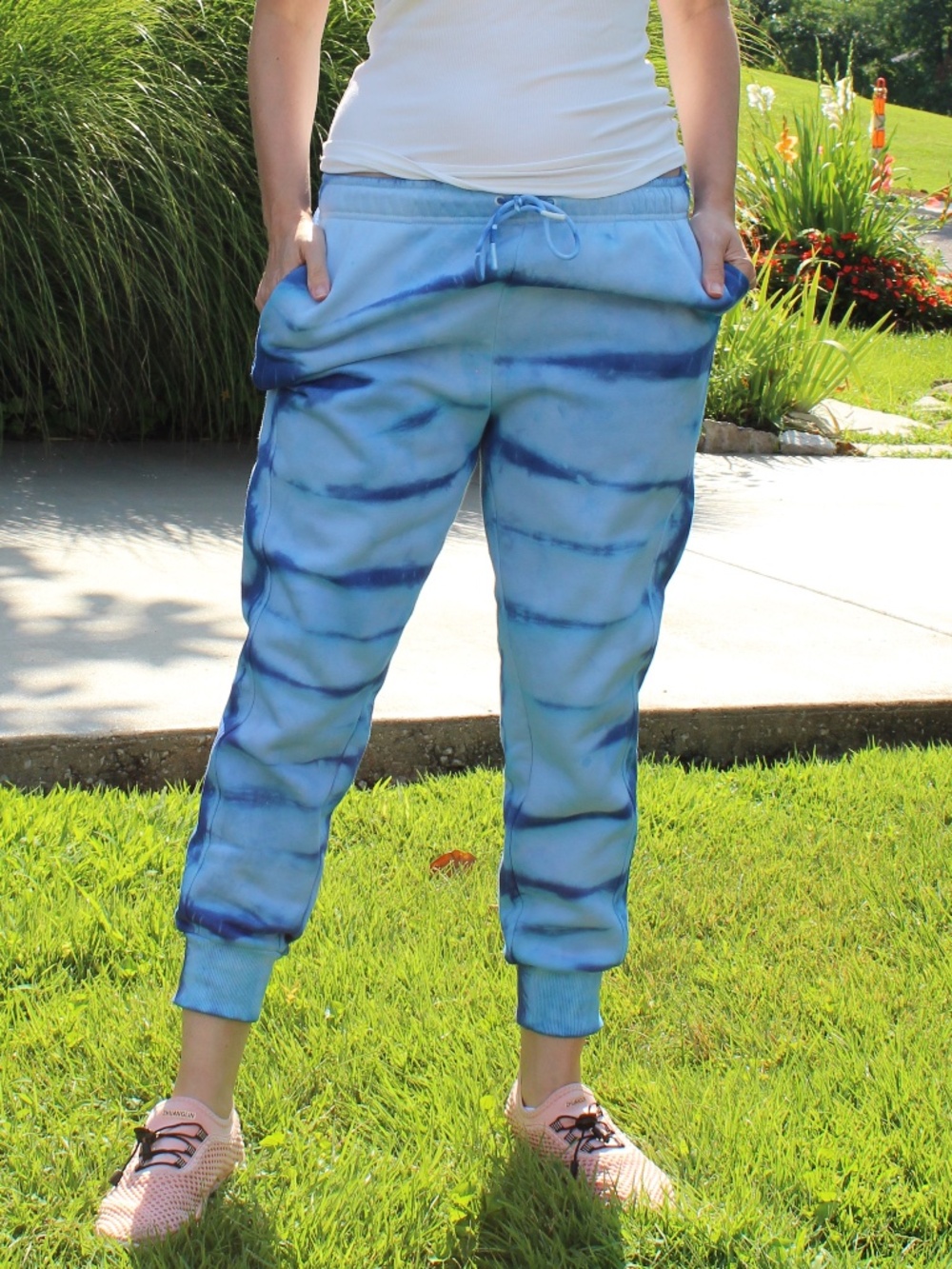 FLX Tiger Tie Dye Print Pants